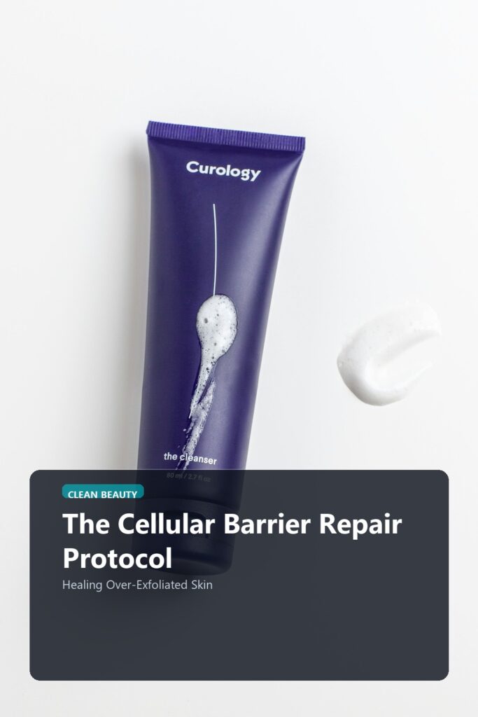 The Cellular Barrier Repair Protocol visual luxury editorial banner