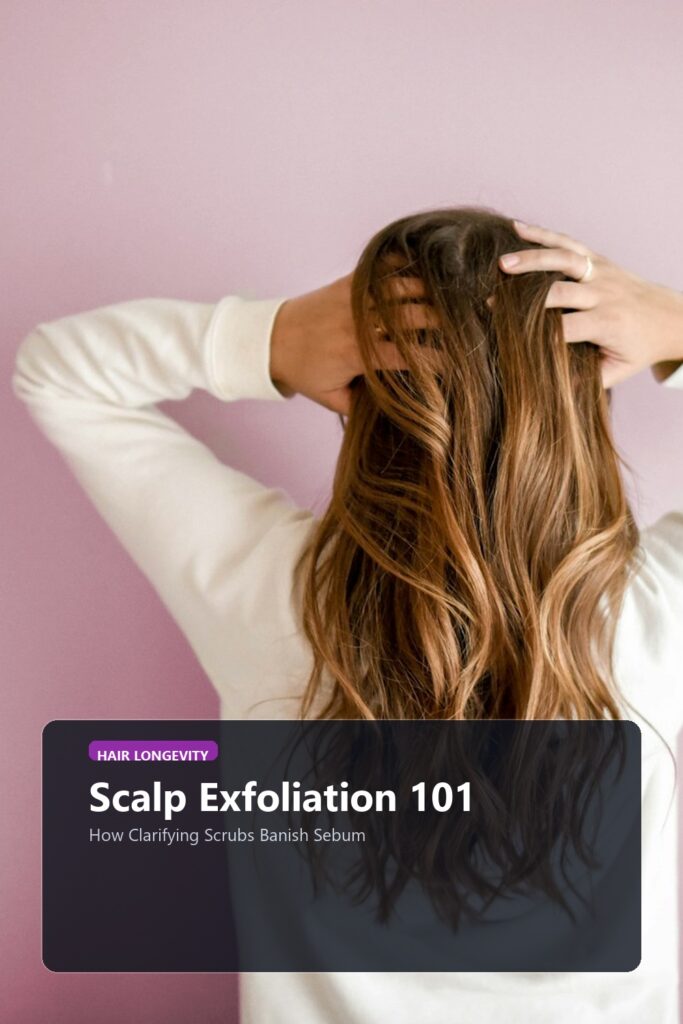 Scalp Exfoliation 101 visual luxury editorial banner