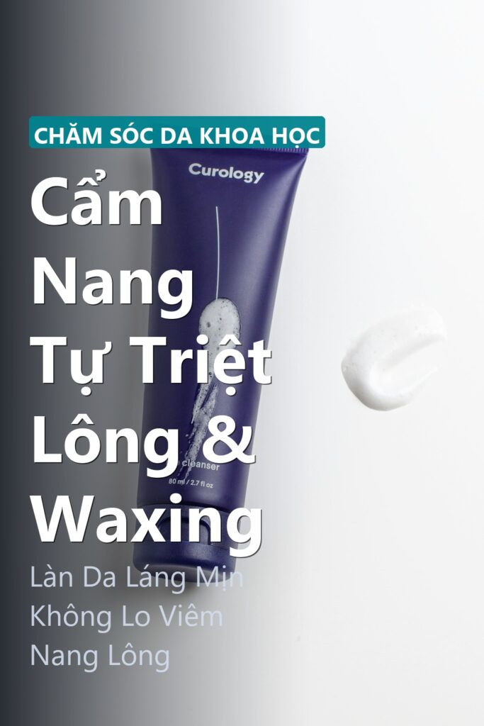 Cẩm Nang Tự Triệt Lông & Waxing ảnh bìa tạp chí phong cách Linh Chi Vibes