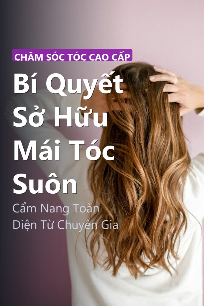 Bí Quyết Sở Hữu Mái Tóc Suôn ảnh bìa tạp chí phong cách Linh Chi Vibes