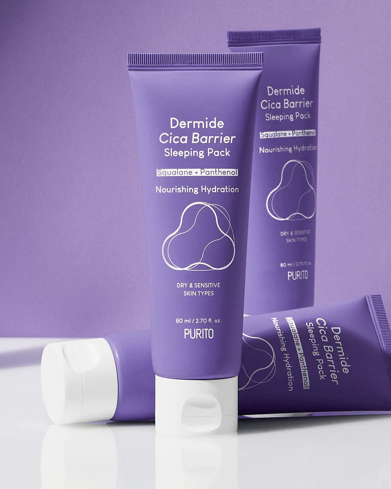 Mặt Nạ Ngủ Purito Dermide Cica Barrier Sleeping Pack chính hãng