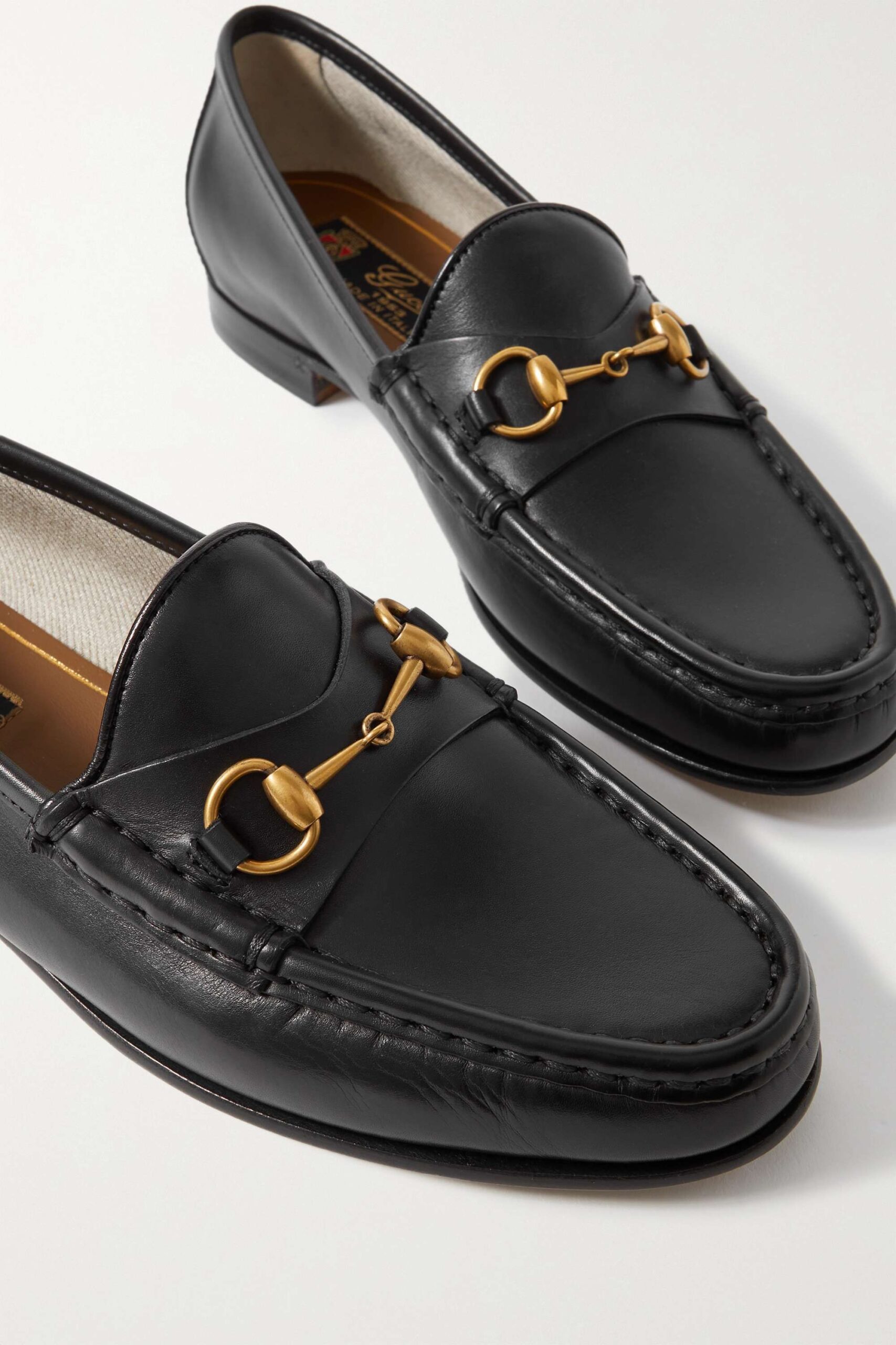 Giày Loafer Da Thật Khóa Kim Loại Horsebit Cổ Điển chính hãng