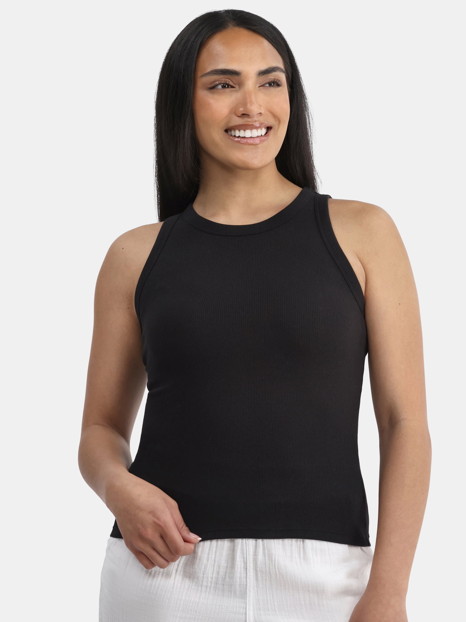 Áo Ba Lỗ Dệt Kim Gân Cổ Tròn Cotton Dày Dặn chính hãng