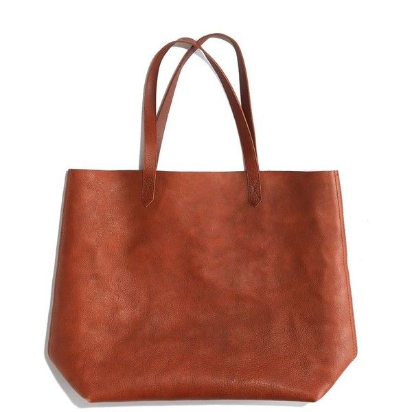 Madewell The Transport Tote in Genuine Leather