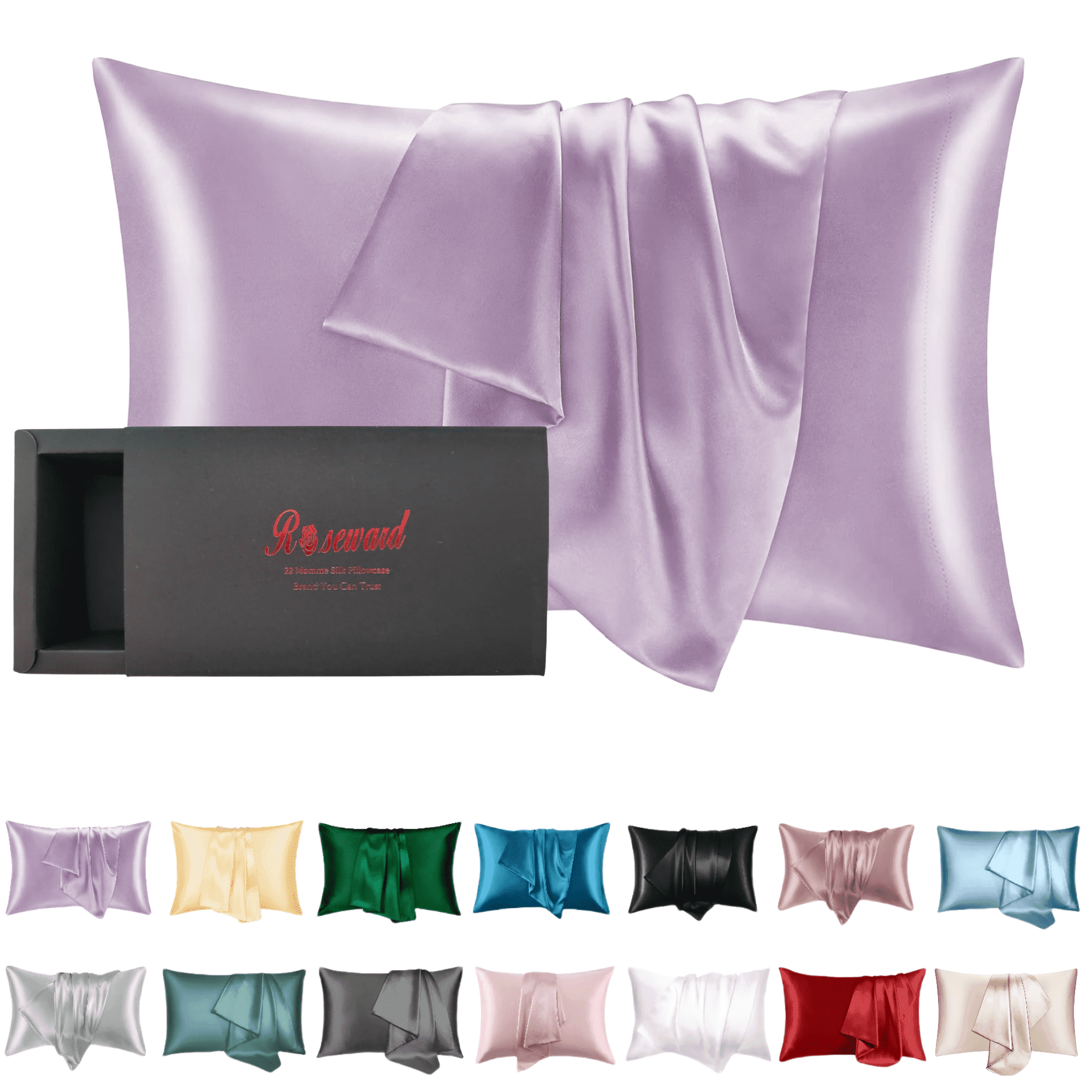 100% Pure Mulberry Silk Pillowcase (22 Momme)