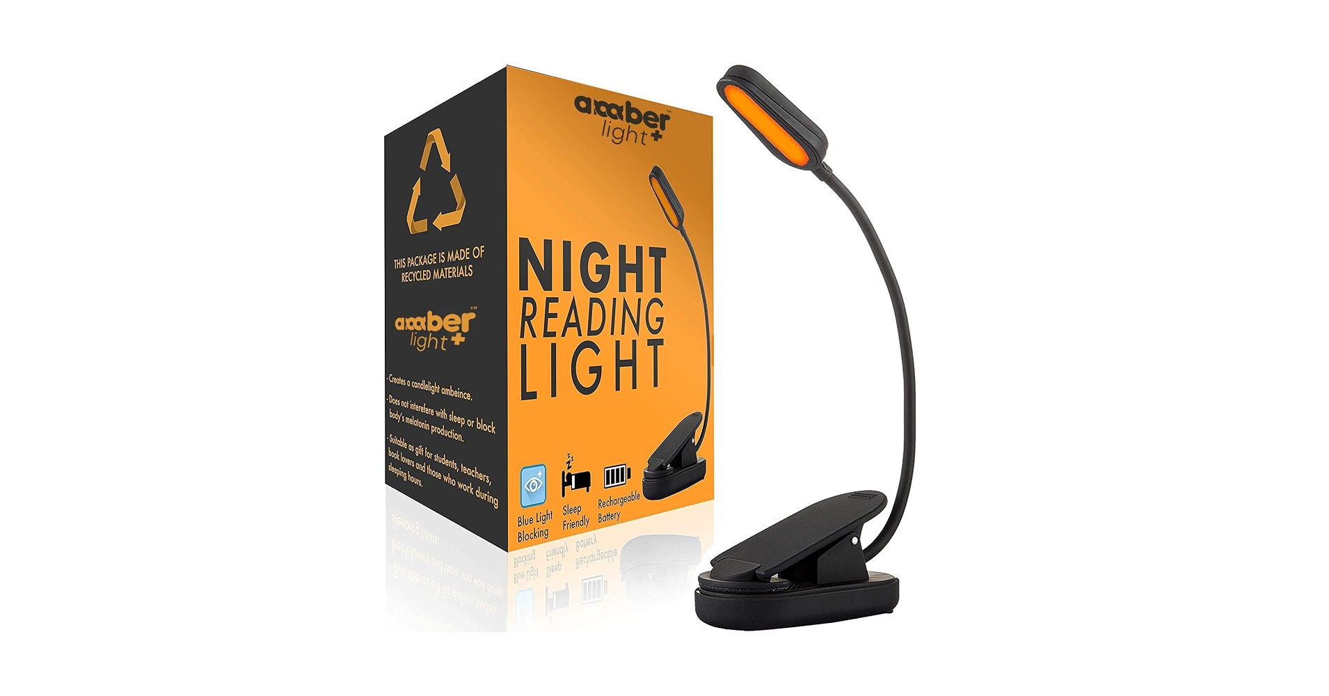 2200K Amber Low-Blue Light Reading Lamp