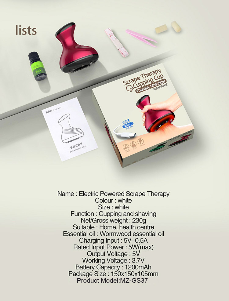 Electric Heated Gua Sha Body Sculpting Massager