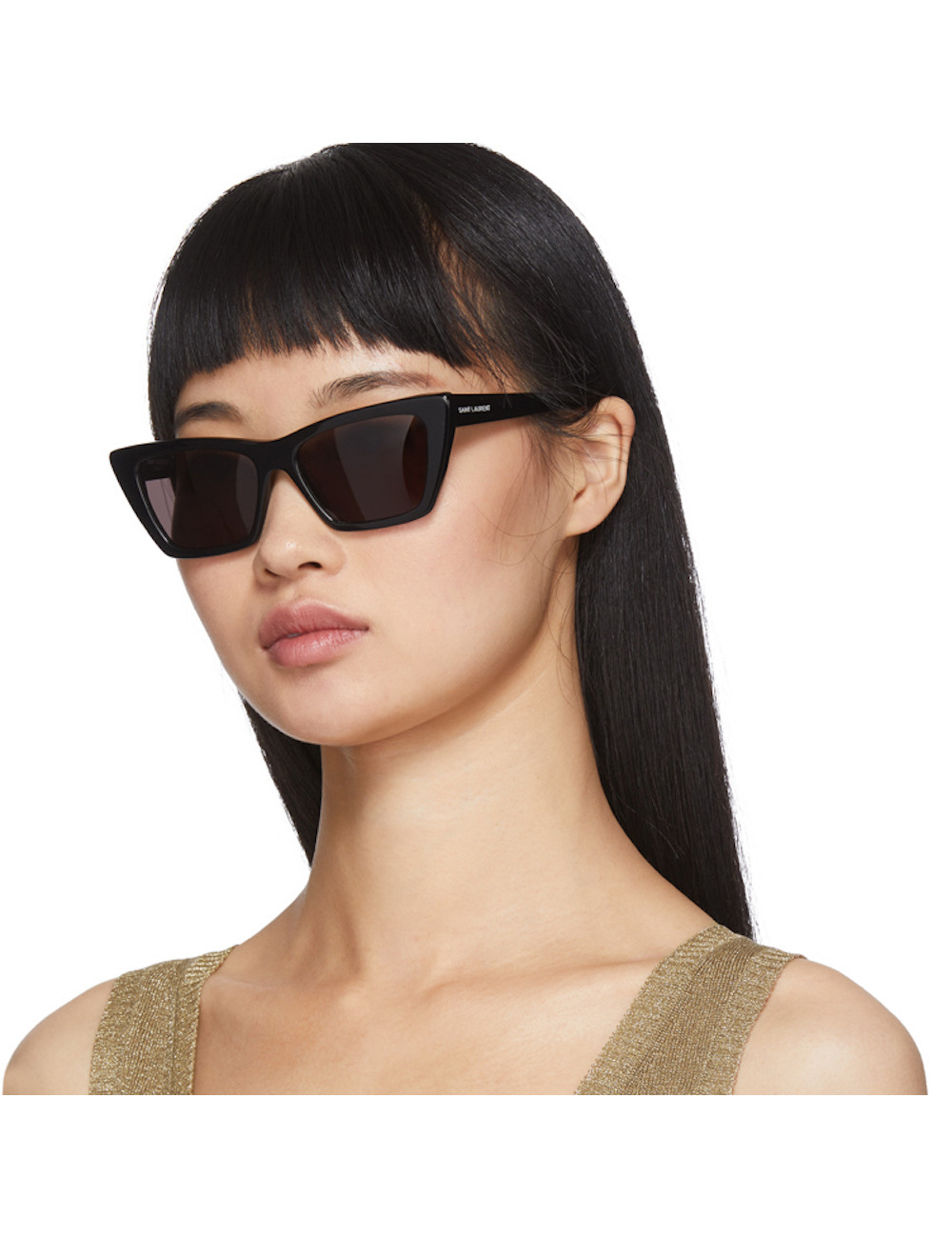 Saint Laurent SL 276 Mica Sunglasses in Black Acetate