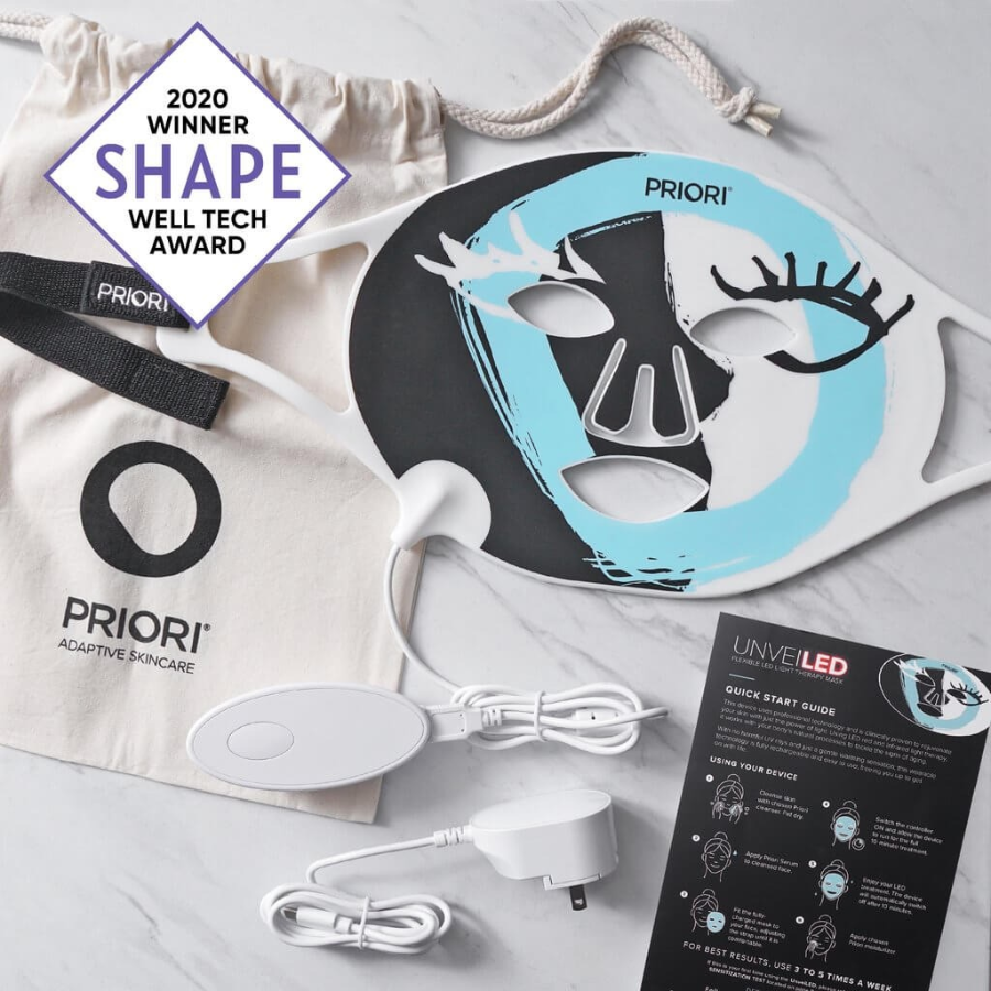 Priori UnveiLED Flexible Silicone LED Face Mask
