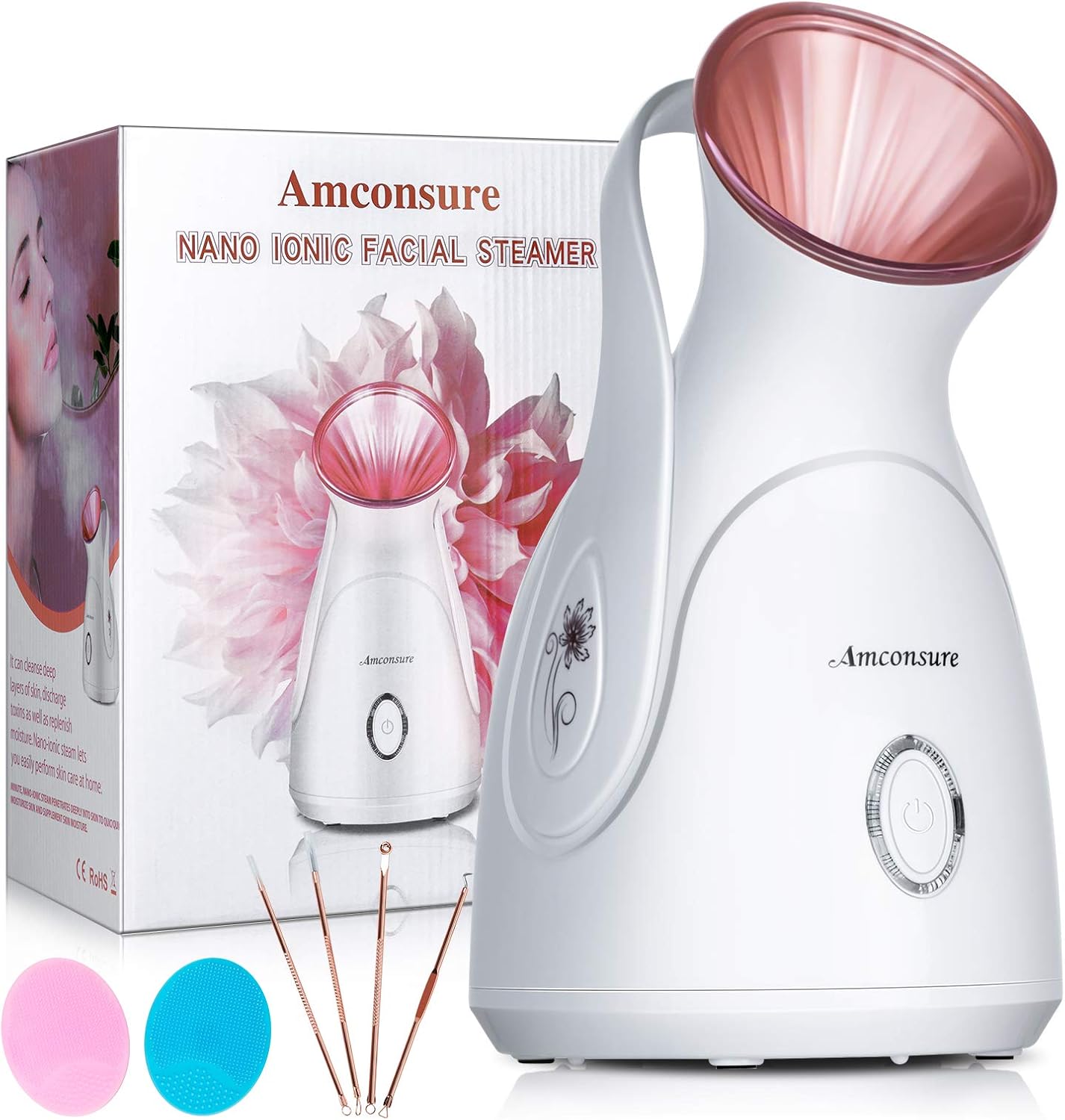 Máy Xông Tinh Chất Cầm Tay Nhỏ Gọn Amconsure Nano Ionic chính hãng