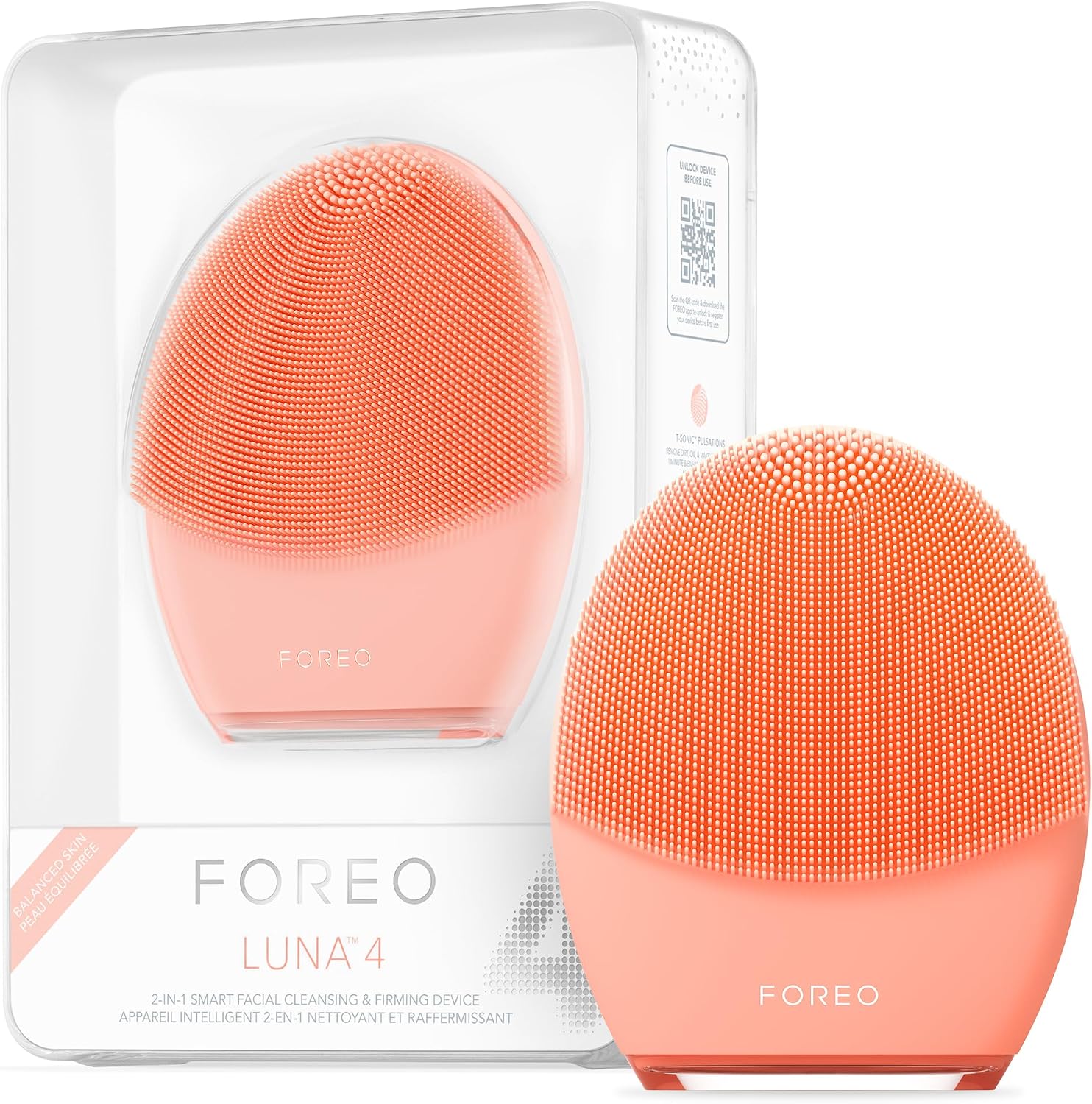 FOREO LUNA 4 Smart Facial Cleansing & Firming Device