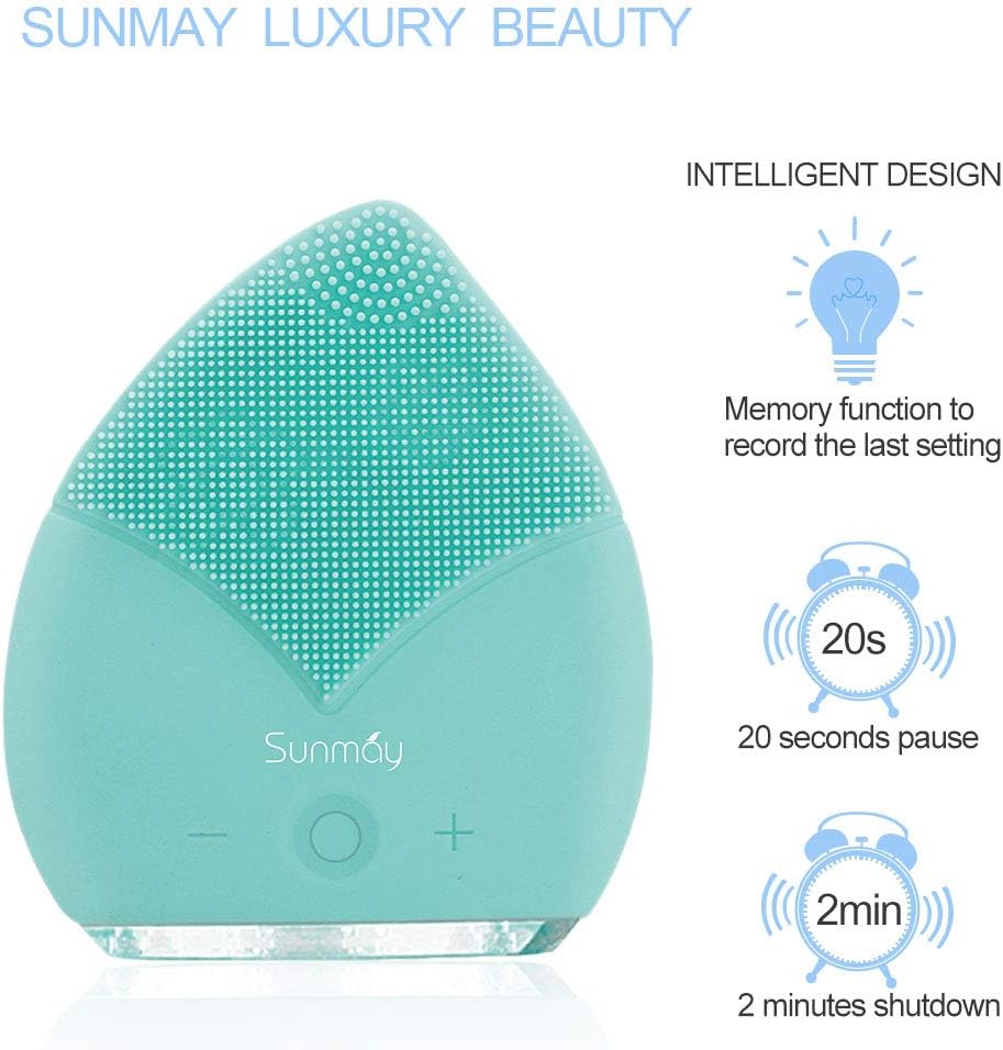 Sunmay Leaf Sonic Facial Cleansing Brush Leaf-Shaped
