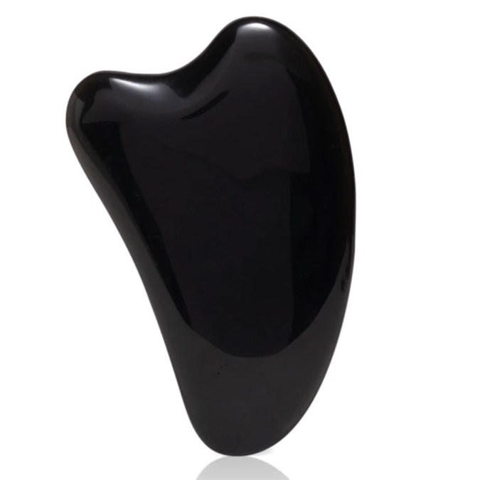 Thanh Gua Sha Đá Thủy Tinh Núi Lửa Skin Gym Black Obsidian chính hãng
