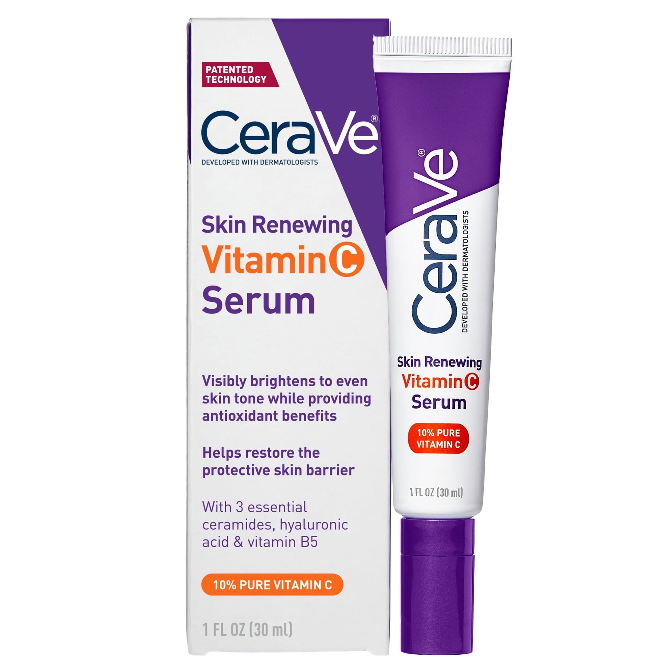 Serum Phục Hồi Màng Ẩm CeraVe Skin Renewing Vitamin C 10% chính hãng