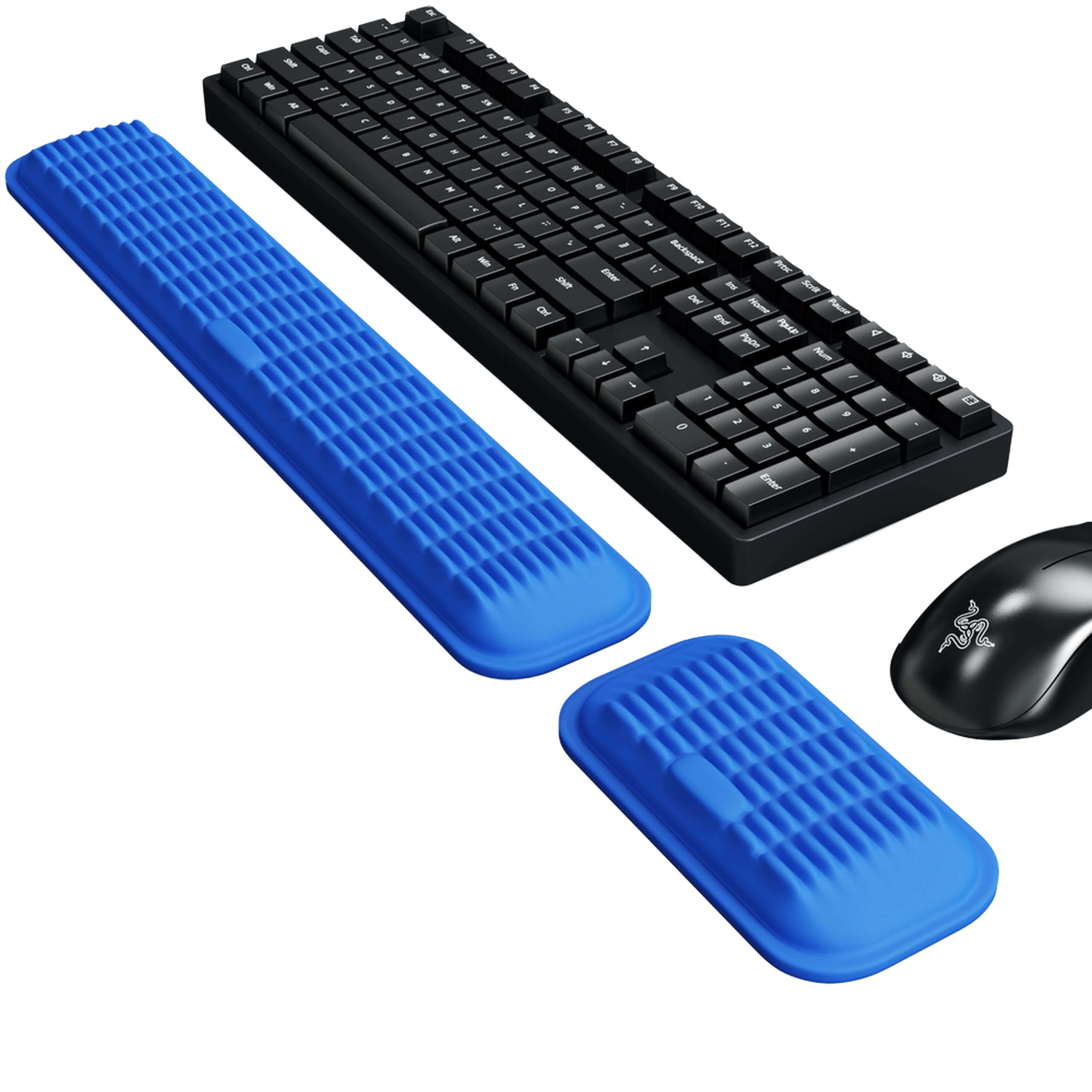 Ergonomic Memory Foam Wrist Rest Set for Keyboard & Mouse