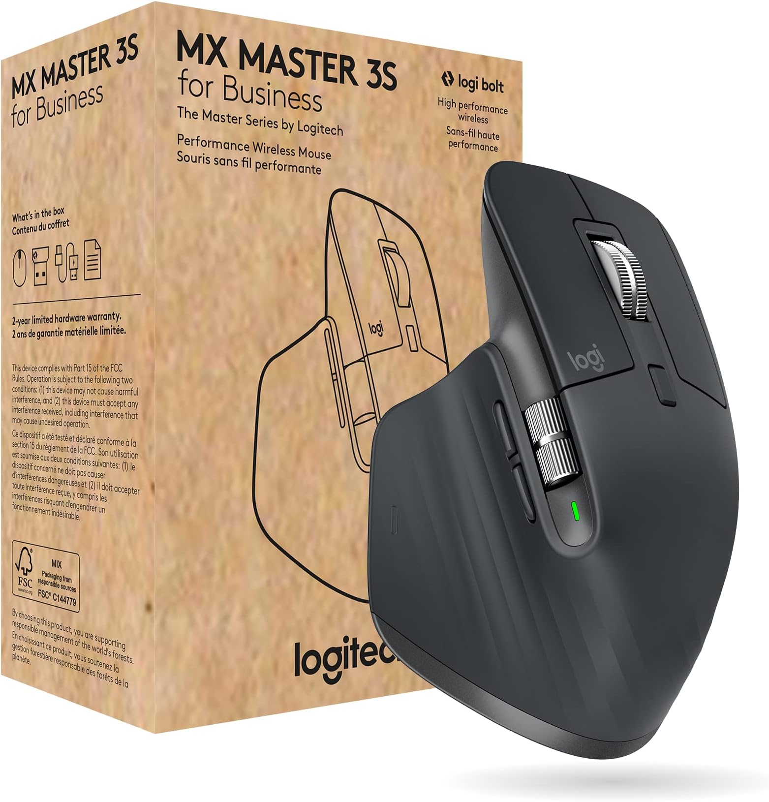 Logitech MX Master 3S Wireless Performance Mouse
