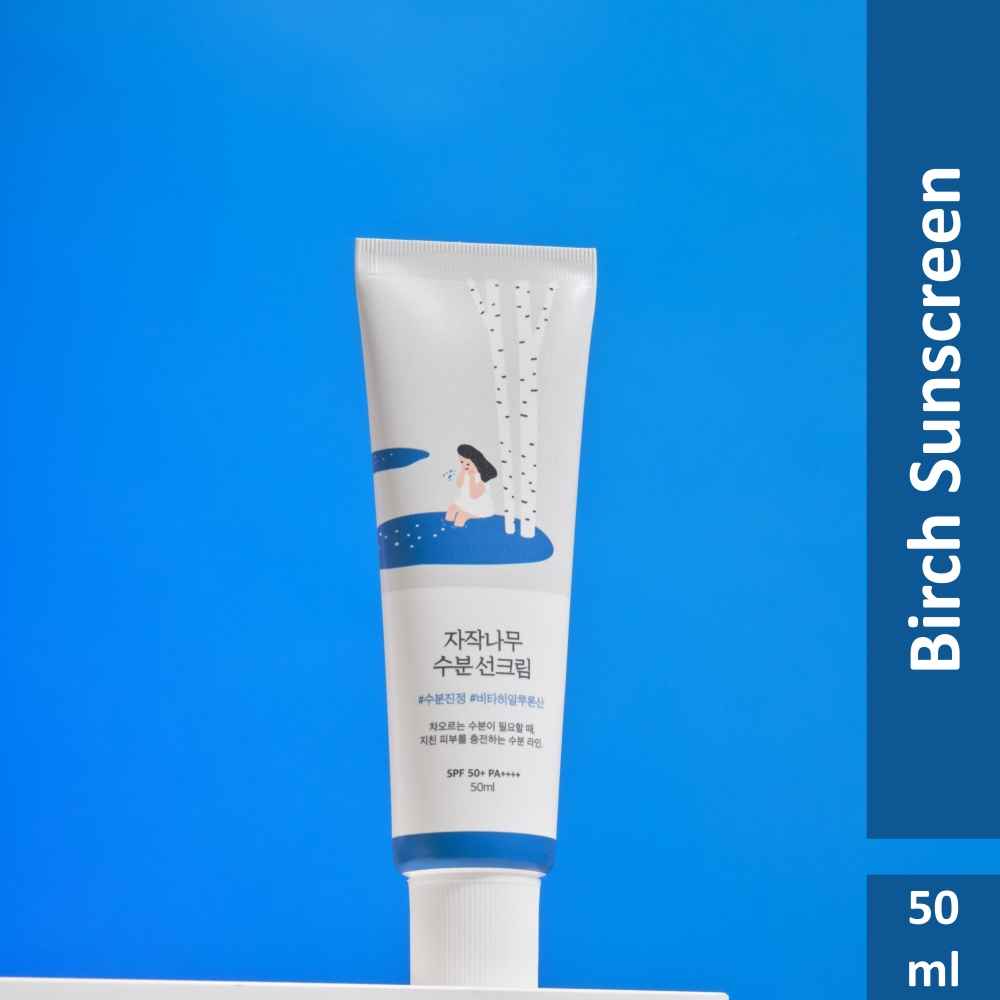 Kem Chống Nắng Cấp Nước Nhựa Cây Bạch Dương Round Lab Birch Juice chính hãng