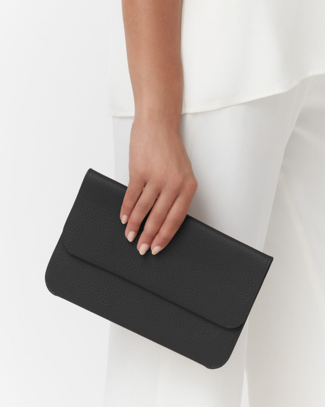 Ví Thẻ Nắp Gập Da Ý Nữ Tính Cuyana Flap Double Cardholder chính hãng