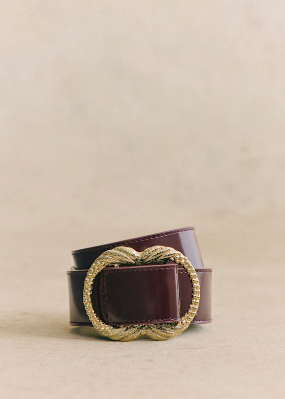 Thắt Lưng Khóa Đôi Khuyên Tròn Sézane Artemis Leather Belt chính hãng