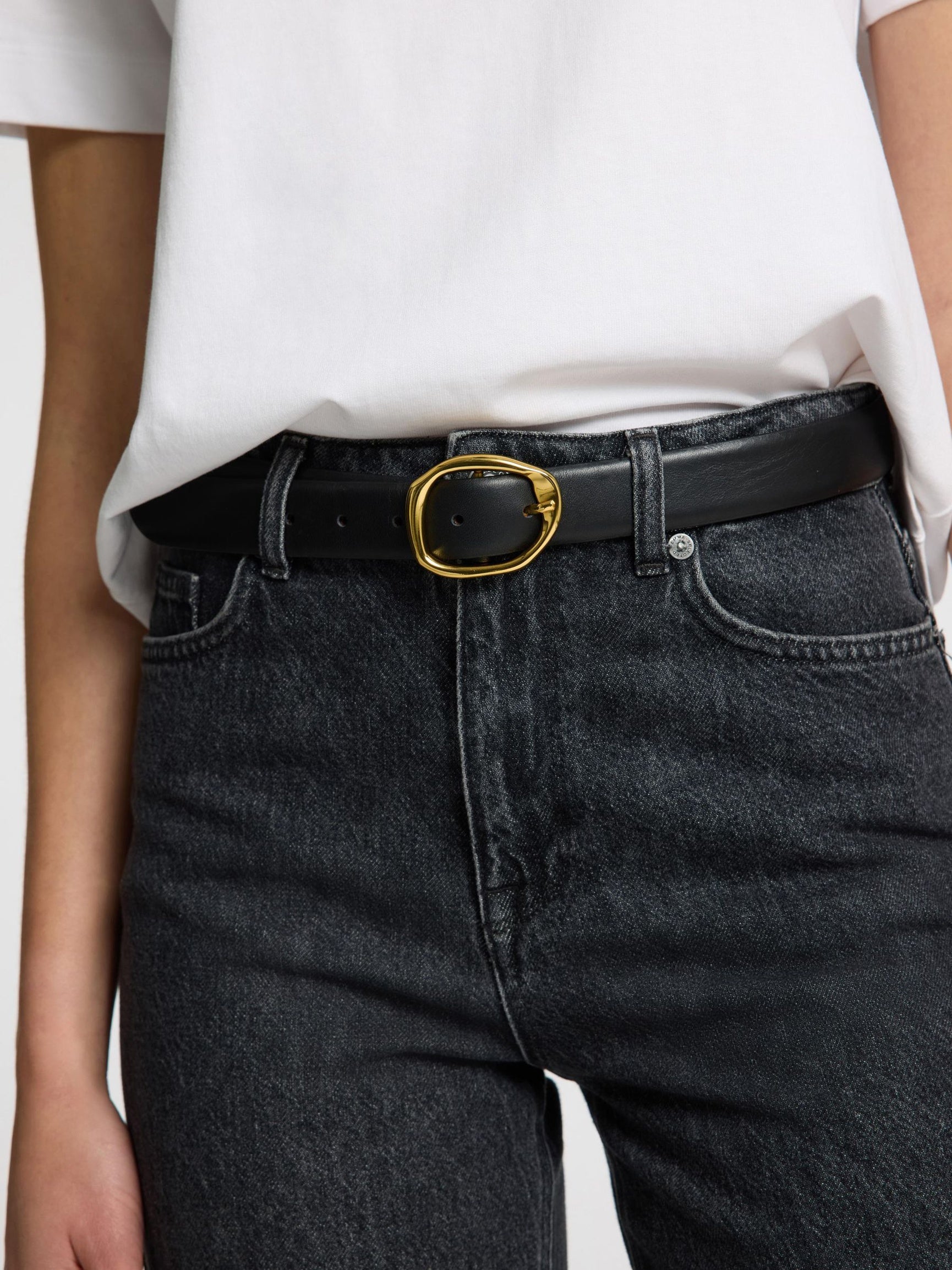Thắt Lưng Da Bò Bền Đẹp Fossil Fiona Genuine Leather Belt chính hãng