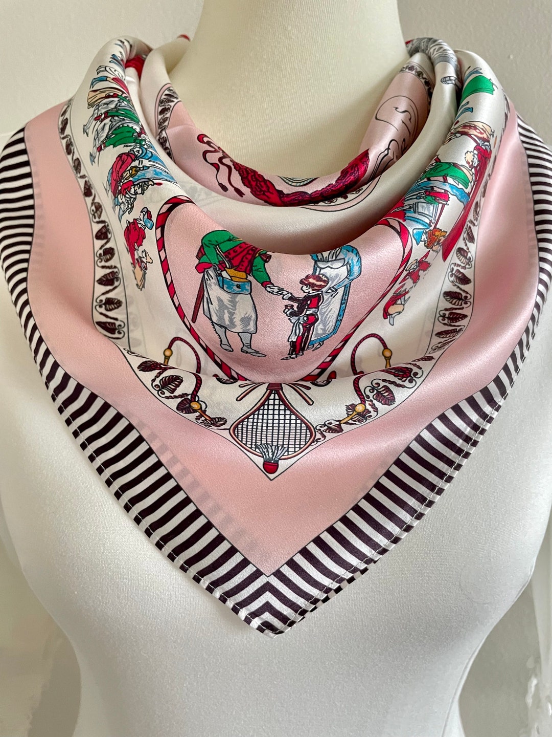 Khăn Lụa Bandana Nhỏ Gọn Nordstrom 100% Silk Bandana chính hãng