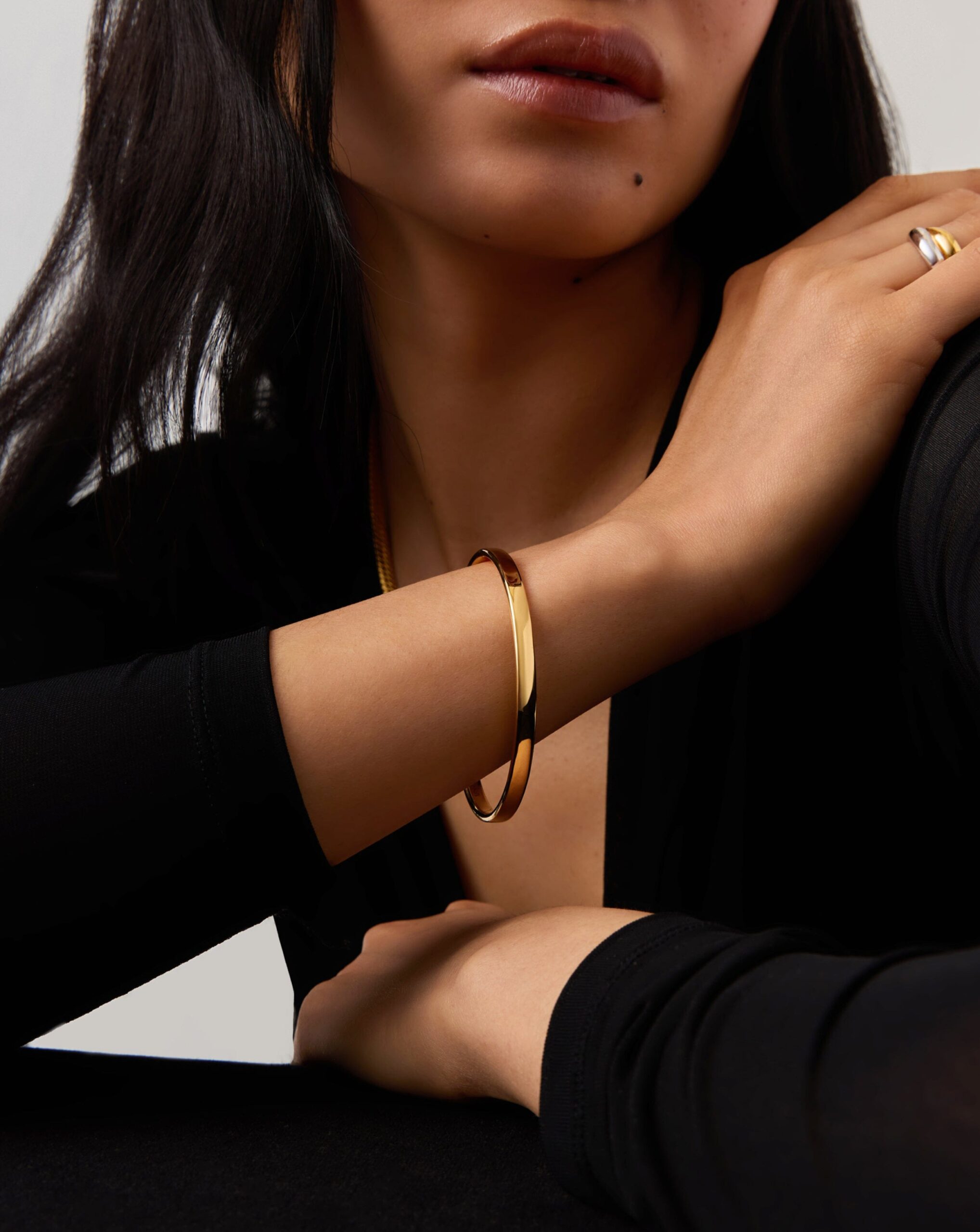 Missoma Classic Claw Bangle in 18K Gold Plated Brass