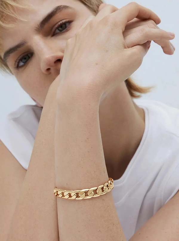 Jenny Bird Walter Cuff Bracelet in High-Polish Gold