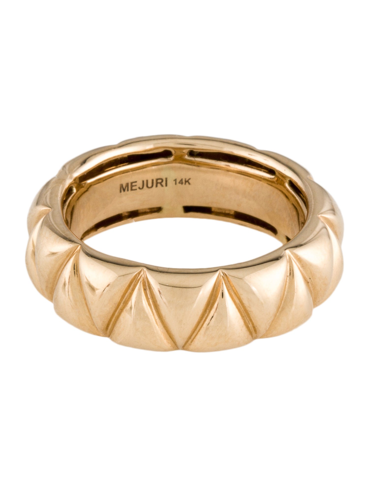 Nhẫn Vàng Thật Bản Mảnh 1.2mm Mejuri Thin Gold Band chính hãng