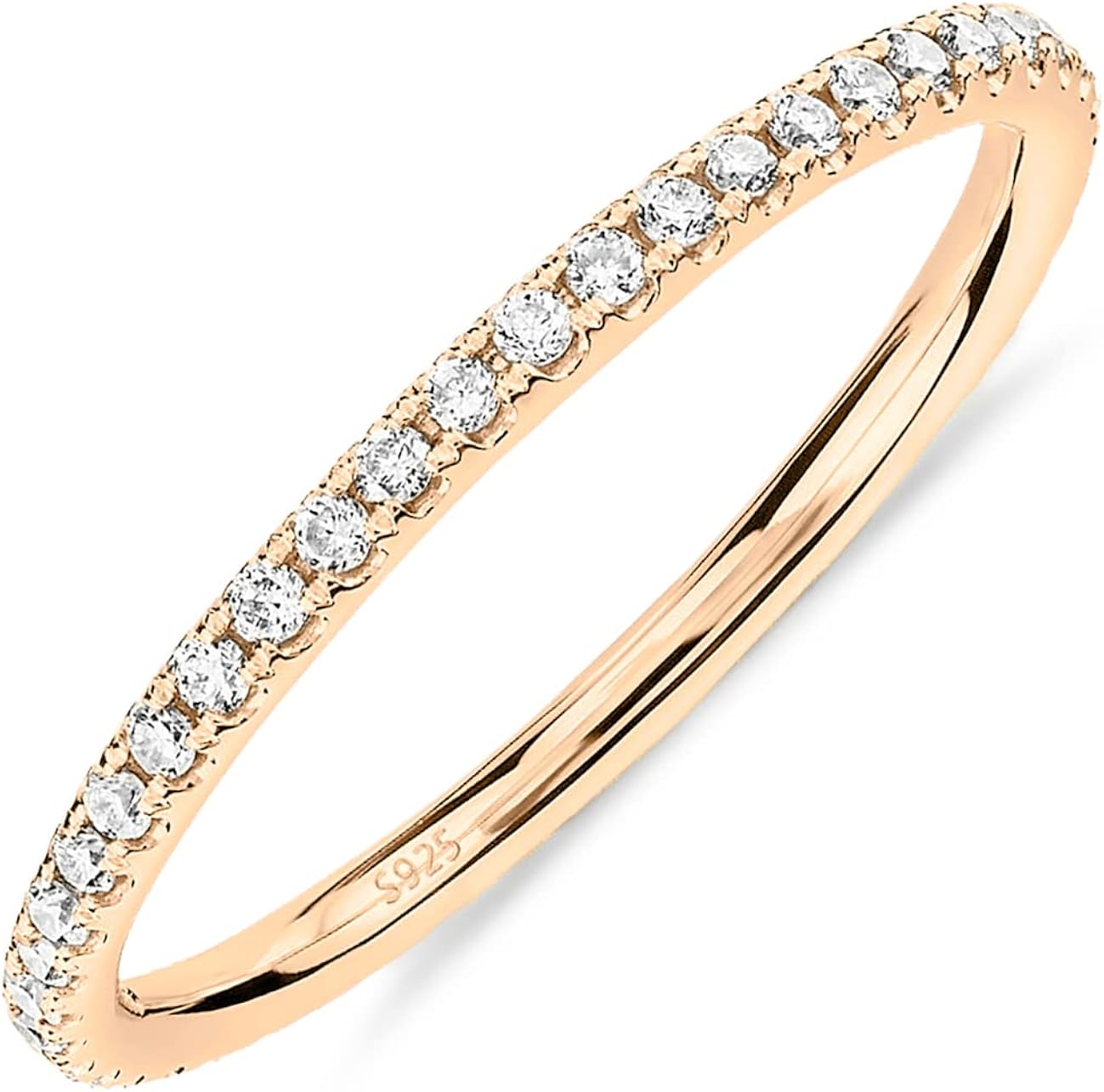 Nhẫn Đá Tán Tròn Toàn Vòng Bán Chạy Kỷ Lục Pavoi Eternity Band chính hãng