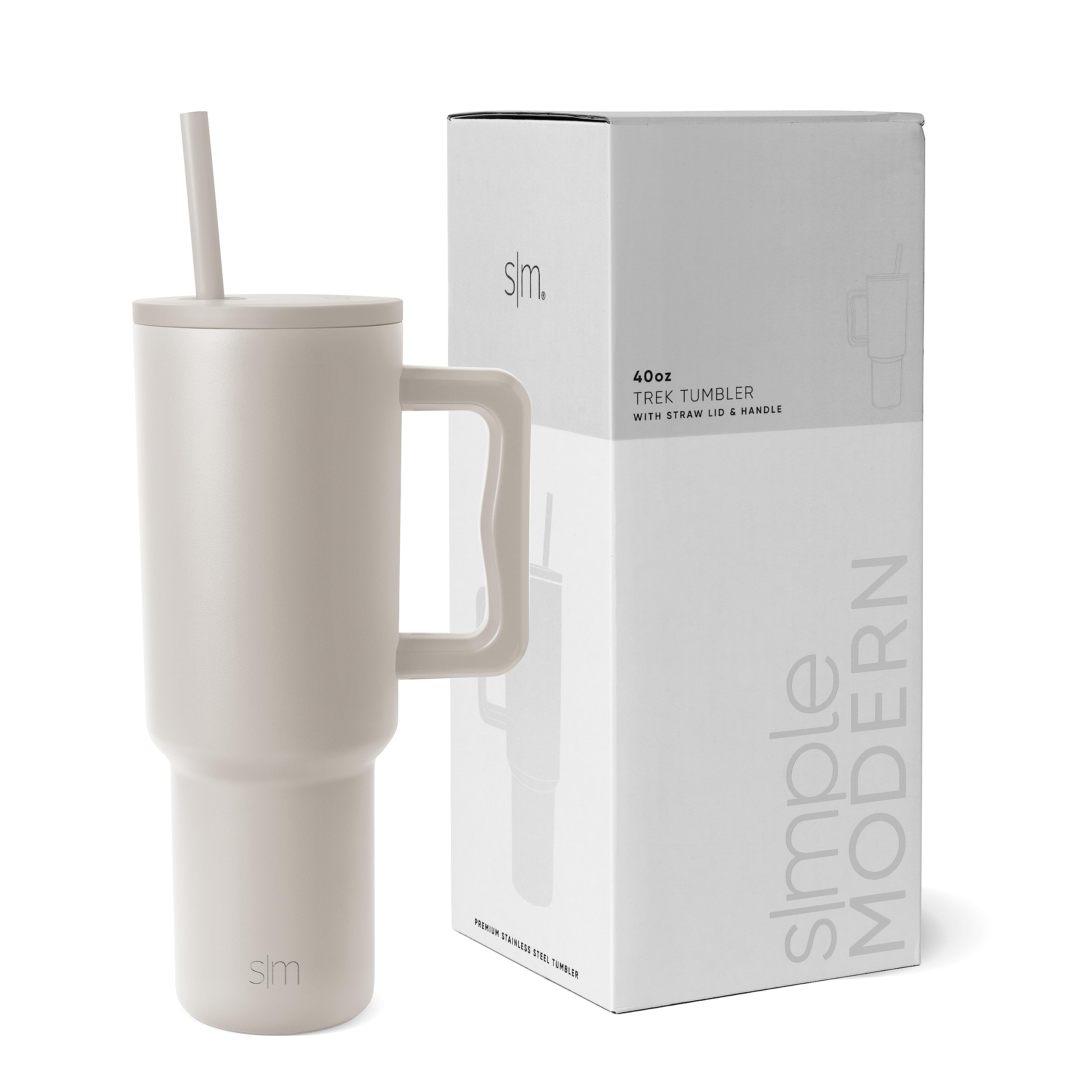 Simple Modern 40 oz Tumbler with Handle and Straw Lid