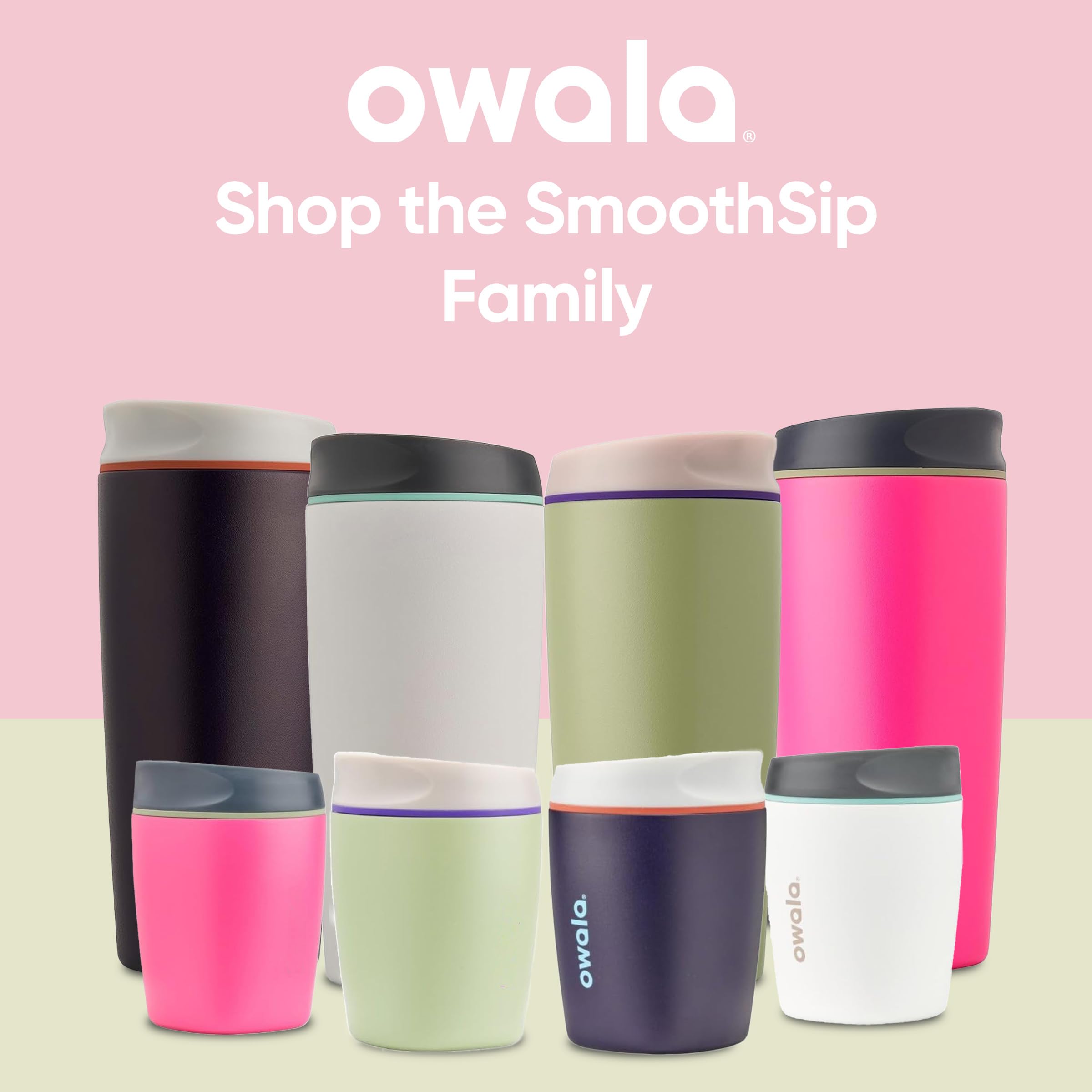 Owala SmoothSip Insulated Stainless Steel Coffee Tumbler