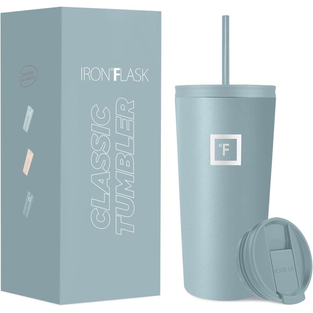 Iron Flask 32 oz Nomad Tumbler with 2 Lids Included