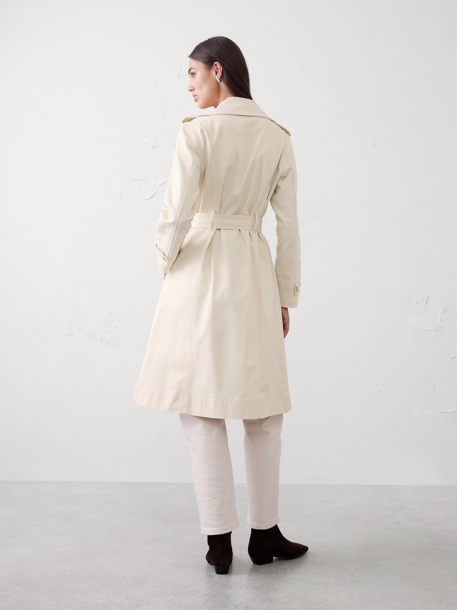 Áo Trench Coat Công Sở Banana Republic Factory Classic chính hãng