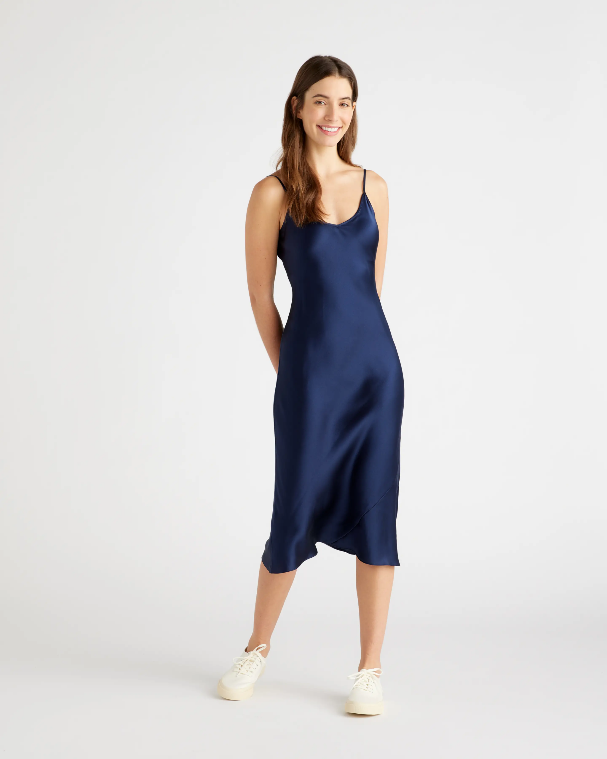 Đầm Lụa Quince 100% Washable Silk Có Thể Giặt Máy chính hãng