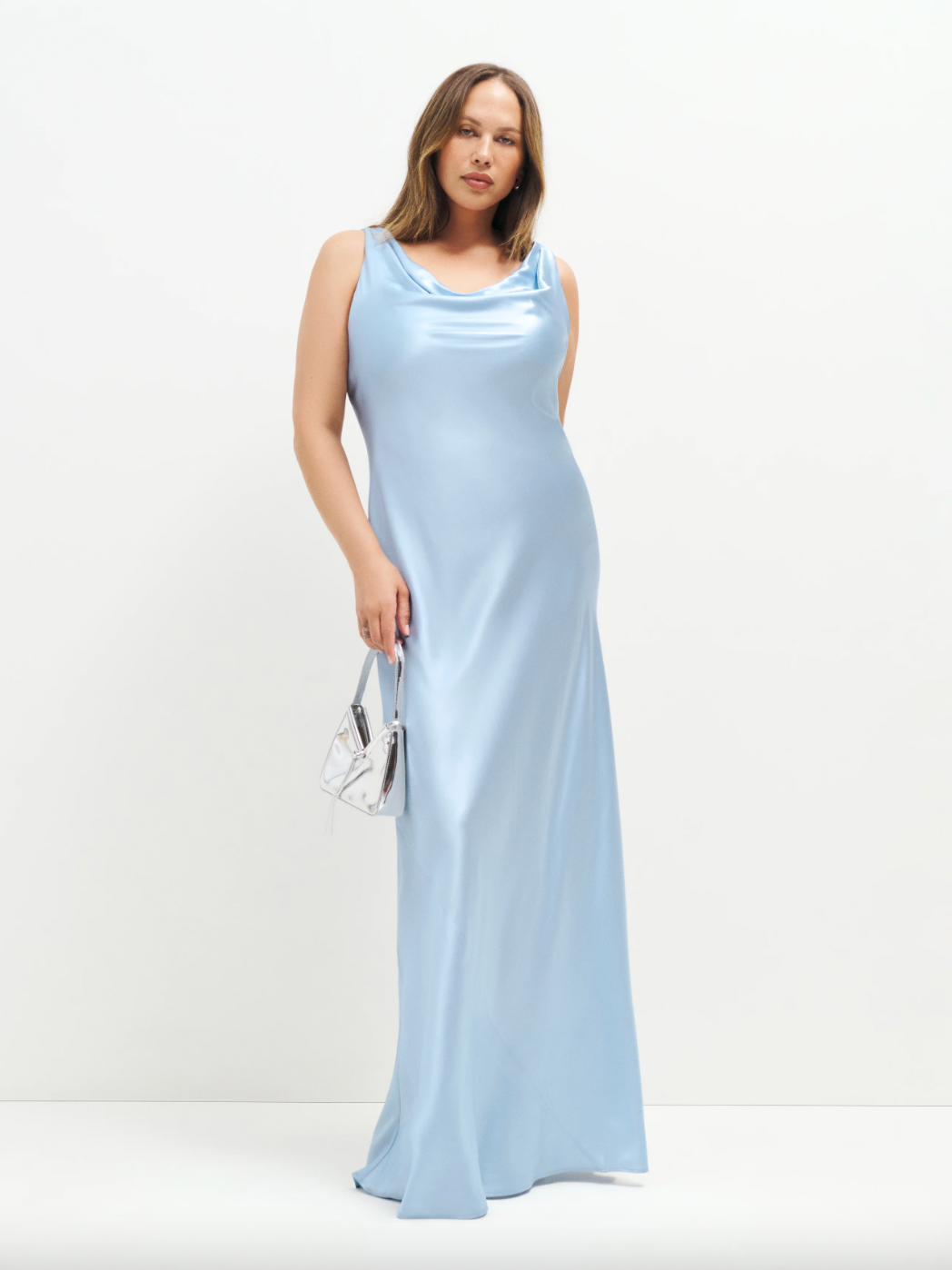 Đầm Lụa Dạ Hội Reformation Annabelle Silk Charmeuse chính hãng