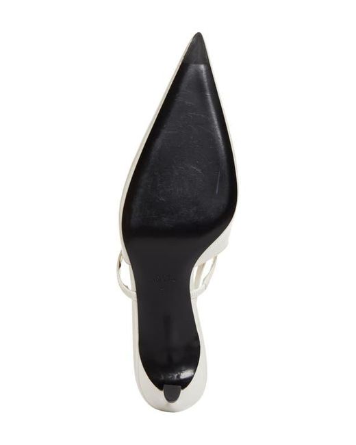 Giày Gót Nhỏ Toteme The Sharp Pointed-Toe Da Dê Ý chính hãng