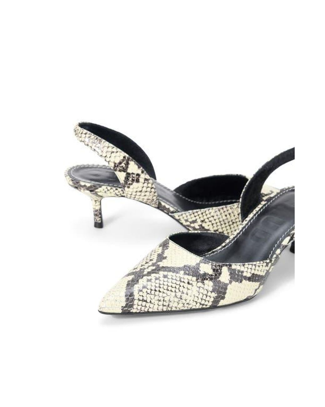 Giày Gót Nhỏ Staud Tommy Slingback Phóng Khoáng chính hãng