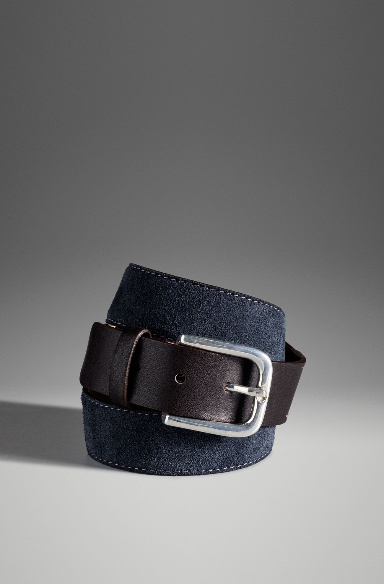 Thắt Lưng Da Bò Trơn Massimo Dutti Khóa Vuông Tối Giản chính hãng