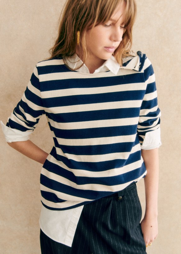 Sezane Colette Mariniere in Organic Cotton