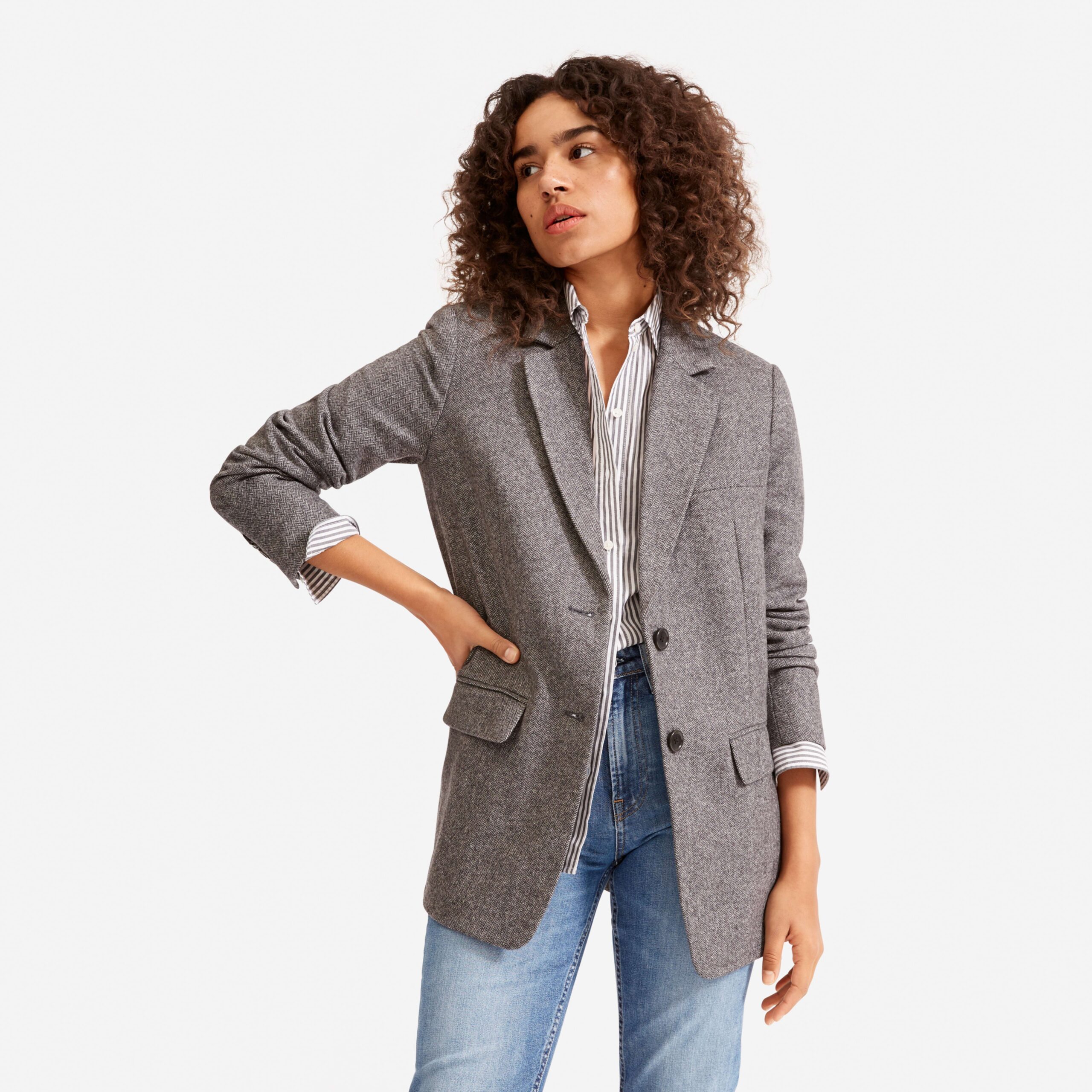 Everlane The Italian Wool Oversized Blazer