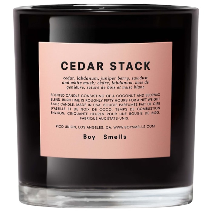 Boy Smells Cedar Stack Scented Candle