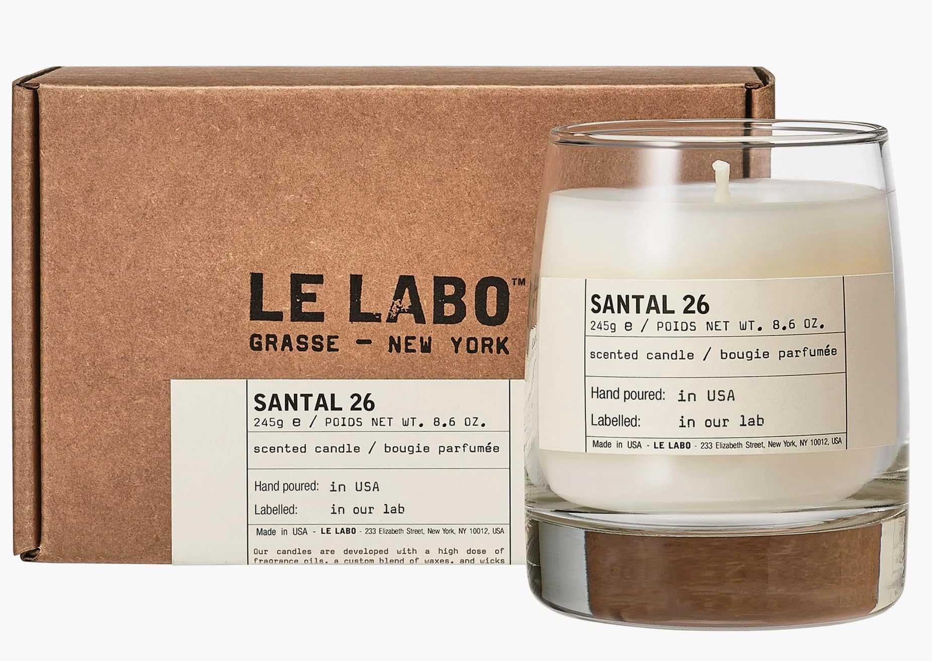Le Labo Santal 26 Classic Scented Candle