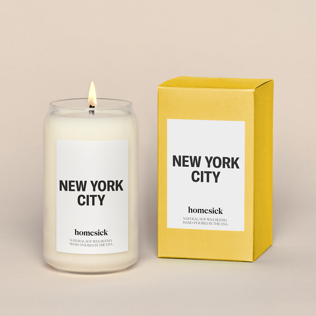 Homesick New York City Natural Soy Wax Candle