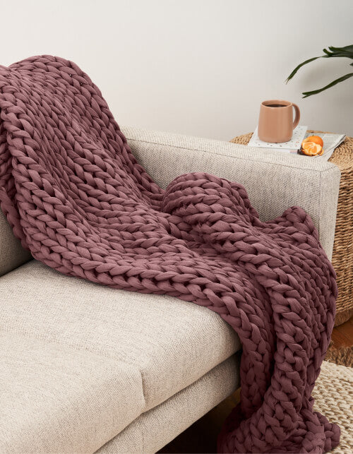 Bearaby Tree Napper Cooling Weighted Knit Blanket