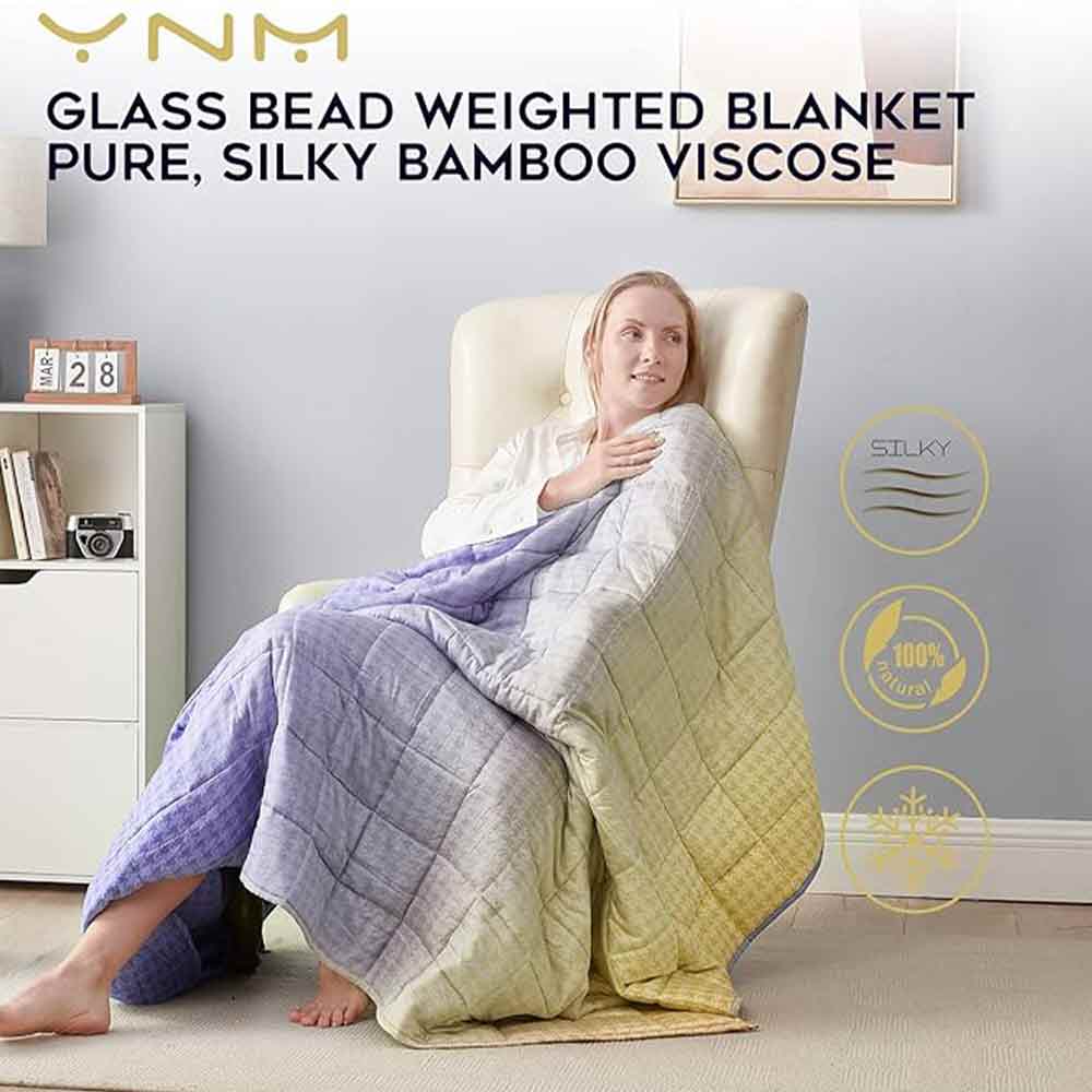 YnM Bamboo Cooling Weighted Blanket