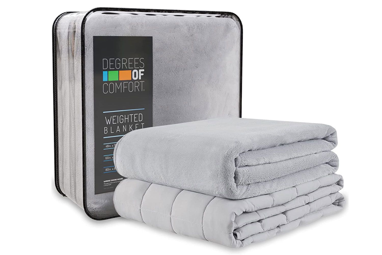 Degrees of Comfort Cooling Weighted Blanket with 2 Covers