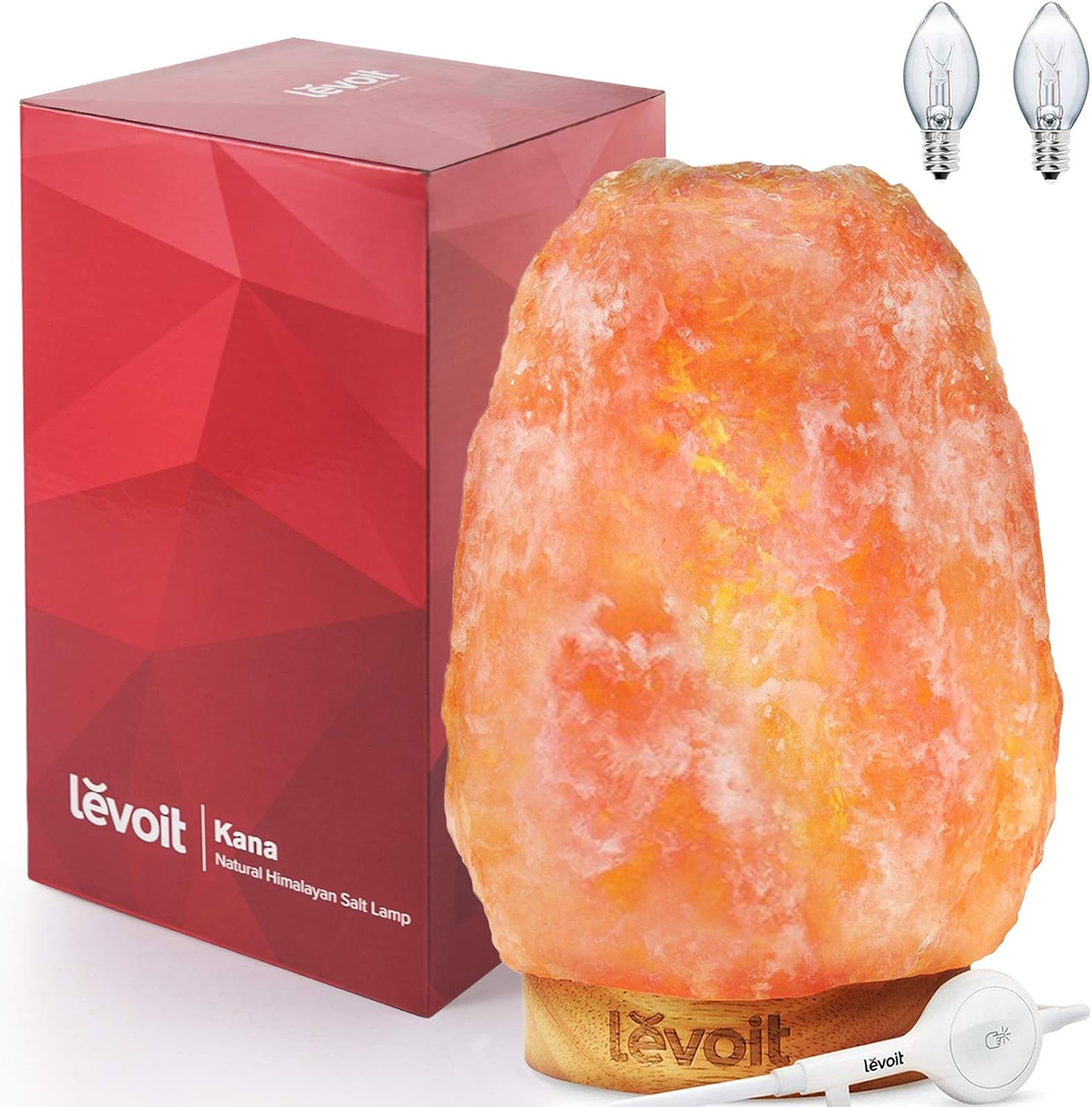 Levoit Kana Himalayan Salt Lamp with Touch Dimmer