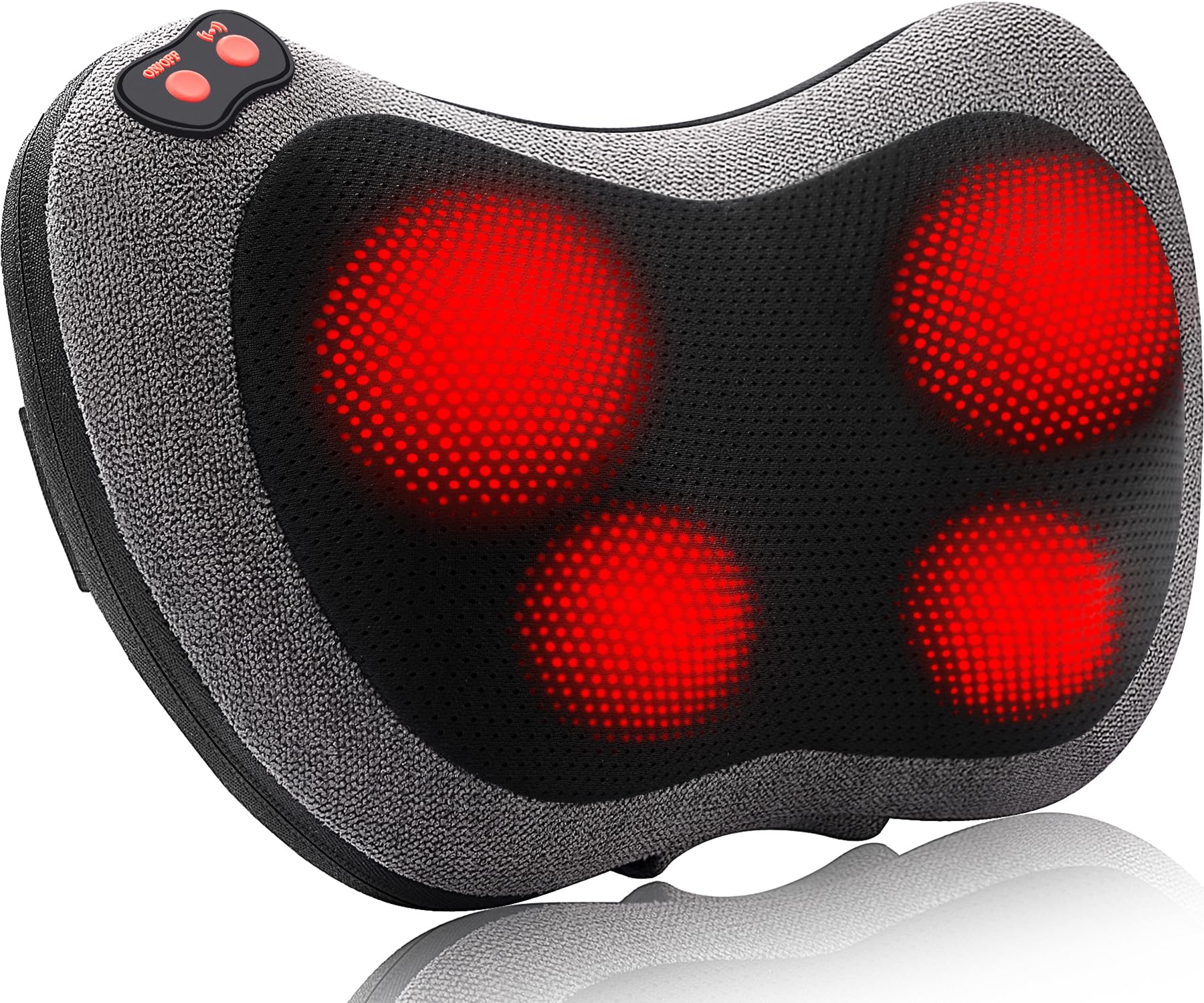 Papillon Back Massager with Heat Shiatsu Pillow