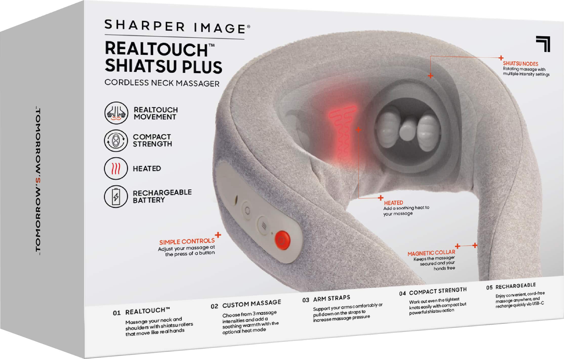 Sharper Image Deep Kneading Shiatsu Massaging Wrap