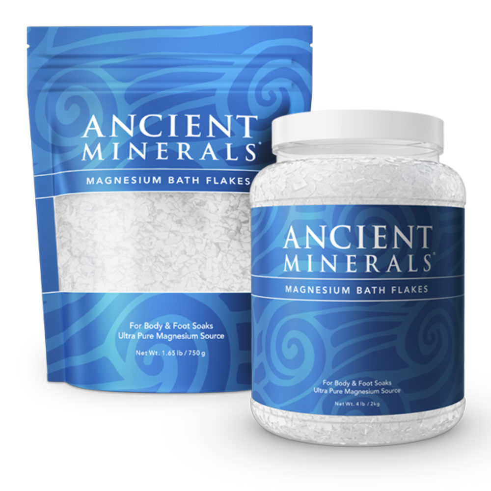Ancient Minerals Magnesium Bath Flakes with Pure Zechstein Magnesium